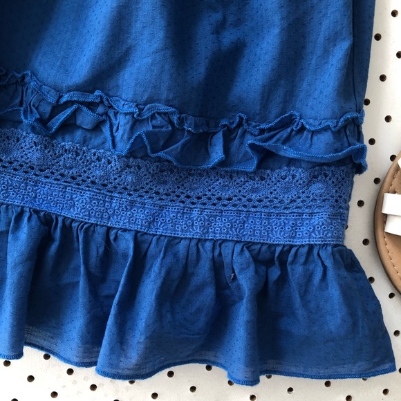 Ladies size 6 YOUNG HEARTS by Collette Dinnigan, Blue skirt, teen girls size 14 - Picture 2 of 6